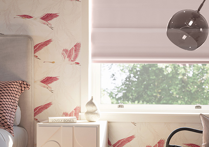 Menton, Dusted Pink - Twist&Fit Roman Blind - Image 5